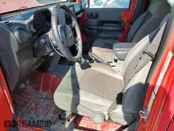 2008 Jeep Wrangler Unlimited X with VIN 1J4GB39168L649201, listed as a Copart auction lot 44152955 with 570,258 mi miles and Clean Title. Bid and sale history available at DreamBid. Image 7.