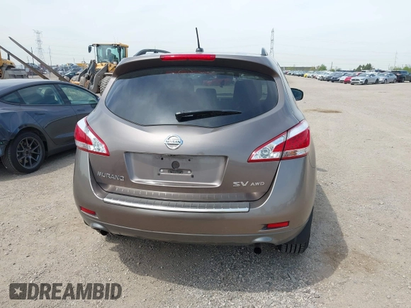 2011 Nissan Murano SL z VIN JN8AZ1MW8BW170528, wystawiony jako IAAI lot #42216327 z przebiegiem 131 687 mil mil oraz . Historia ofert i sprzedaży dostępna na DreamBid. Obrazek 16.