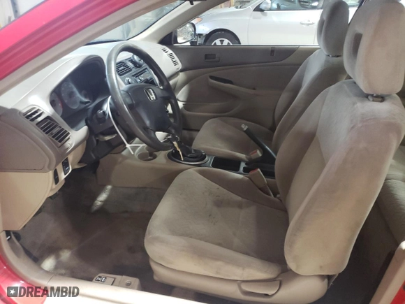2001 Honda Civic LX with VIN 1HGEM21581L071514, listed as a Copart auction lot 83191164 with 174,116 mi miles and Salvage Title. Bid and sale history available at carsss.com. Image 7.