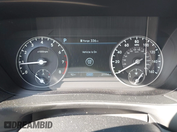 2021 Genesis G90 Ultimate with VIN KMTF54PH4MU085164, listed as a IAAI auction lot 41702570 with 27,794 mi miles and . Bid and sale history available at DreamBid. Image 7.