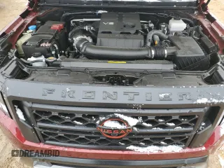 2023 Nissan Frontier SV with VIN 1N6ED1EJ1PN645834, listed as a Copart auction lot 45502255 with 15,619 mi miles and Salvage title. Bid and sale history available at DreamBid. Image 11.