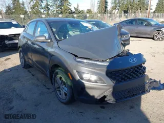 2023 Hyundai Kona SE with VIN KM8K2CAB3PU058140, listed as a IAAI auction lot 41378618 with 23,694 mi miles. Bid and sale history available at carsss.com. Image 1.