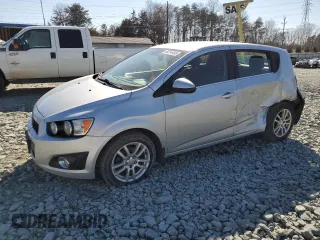 2013 Chevrolet Sonic LT with VIN 1G1JC6SH2D4210219, listed as a Copart auction lot 45314495 with 127,217 mi miles and Salvage Title. Bid and sale history available at carsss.com. Image 1.