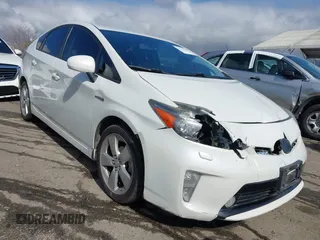 2012 Toyota Prius One with VIN JTDKN3DU1C1549990, listed as a IAAI auction lot 41543634 with 118,496 mi miles. Bid and sale history available at carsss.com. Image 1.