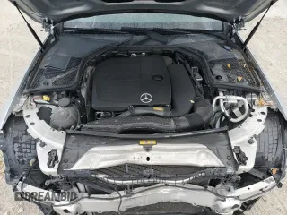 2019 Mercedes-Benz C 300 with VIN WDDWF8EB2KR513272, listed as a Copart auction lot 61357365 with 56,127 mi miles and Salvage title. Bid and sale history available at DreamBid. Image 11.