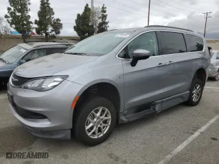 2021 Chrysler Voyager LXI with VIN 2C4RC1DG0MR558048, listed as a Copart auction lot 53742615 with 142,359 mi miles and Clean Title. Bid and sale history available at carsss.com. Image 1.