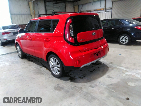 2019 Kia Soul + with VIN KNDJP3A58K7671258, listed as a IAAI auction lot 41974228 with 45,358 mi miles and . Bid and sale history available at DreamBid. Image 3.