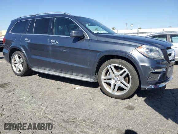 2013 Mercedes-Benz GL-Class GL 550 with VIN 4JGDF7DE9DA173283, listed as a Copart auction lot 46661215 with 157,197 mi miles and Clean Title. Bid and sale history available at carsss.com. Image 4.