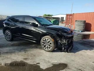 2023 Chevrolet Blazer RS z VIN 3GNKBERS3PS190889, wystawiony jako Copart lot #51268455 z przebiegiem 27 921 mil mil oraz Nie do naprawy • Non repairable. Historia ofert i sprzedaży dostępna na DreamBid. Obrazek 12.