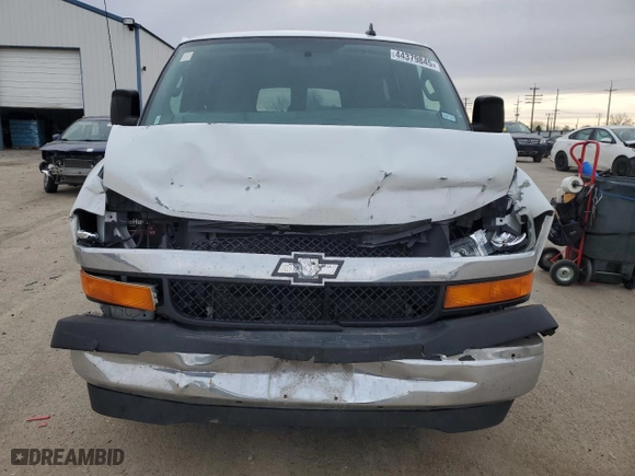 2017 Chevrolet Express Passenger LT with VIN 1GAZGPFG5H1340095, listed as a Copart auction lot 44379845 with 154,620 mi miles and Salvage Title. Bid and sale history available at carsss.com. Image 5.