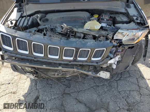 2018 Jeep Compass Sport with VIN 3C4NJCAB3JT194368, listed as a Copart auction lot 54204525 with 108,364 mi miles and Salvage title. Bid and sale history available at DreamBid. Image 12.