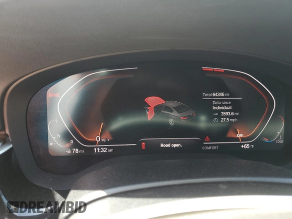 2020 BMW 5 Series 530i xDrive z VIN WBAJR7C08LCD67648, wystawiony jako Copart lot #51497075 z przebiegiem 64 346 mil mil oraz Szkoda całkowita • Salvage title. Historia ofert i sprzedaży dostępna na DreamBid. Obrazek 9.