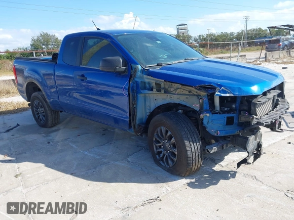 2019 Ford Ranger XL with VIN 1FTER1EH7KLB00663, listed as a IAAI auction lot 41118516 with 76,555 mi miles and . Bid and sale history available at DreamBid. Image 1.