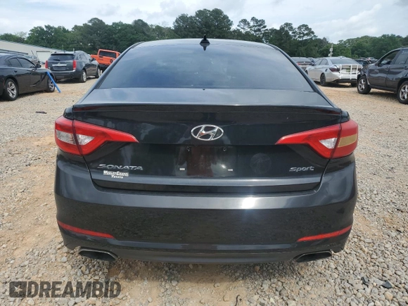 2017 Hyundai Sonata Sport with VIN 5NPE34AF7HH572687, listed as a Copart auction lot 54331865 with 112,471 mi miles and Salvage Title. Bid and sale history available at carsss.com. Image 6.