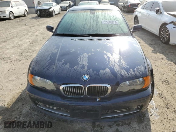 2003 BMW 3 Series 330Ci with VIN WBABS534X3JU99531, listed as a Copart auction lot 82930974 with 156,553 mi miles and Salvage title. Bid and sale history available at DreamBid. Image 5.