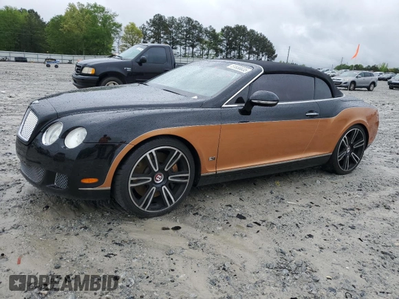 2010 Bentley Continental GT with VIN SCBDR3ZA2AC065164, listed as a Copart auction lot 51830035 with 81,088 mi miles and Salvage Title. Bid and sale history available at DreamBid. Image 1.