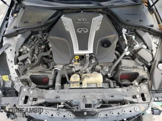 2018 Infiniti Q50 Luxe with VIN JN1EV7AP1JM353730, listed as a Copart auction lot 65150885 with 59,821 mi miles and Salvage title. Bid and sale history available at DreamBid. Image 11.