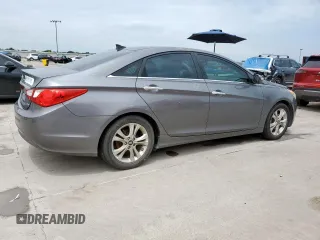 2013 Hyundai Sonata Limited with VIN 5NPEC4AC2DH663625, listed as a Copart auction lot 59555605 with 150,307 mi miles and Salvage title. Bid and sale history available at DreamBid. Image 3.