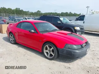 2003 Ford Mustang GT Deluxe with VIN 1FAFP42X13F315422, listed as a IAAI auction lot 42282000 with 200,721 mi miles and . Bid and sale history available at DreamBid. Image 1.