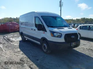 2023 Ford Transit Cargo with VIN 1FTBR1C87PKA82667, listed as a IAAI auction lot 41851303 with 40,648 mi miles. Bid and sale history available at carsss.com. Image 1.