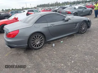 2018 Mercedes-Benz SL 550 with VIN WDDJK7DA8JF053558, listed as a IAAI auction lot 41362569 with 68,339 mi miles and . Bid and sale history available at DreamBid. Image 4.