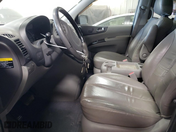 2012 Kia Sedona EX with VIN KNDMH4C7XC6483296, listed as a Copart auction lot 76624984 with 203,980 mi miles and Salvage Title. Bid and sale history available at carsss.com. Image 7.