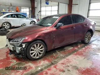 2009 Lexus IS 250 z VIN JTHCK262392028533, wystawiony jako Copart lot #57808545 z przebiegiem 111 279 mil mil oraz Szkody całkowita. Historia ofert i sprzedaży dostępna na DreamBid. Obrazek 1.