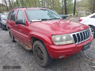 2002 Jeep Grand Cherokee Laredo with VIN 1J4GW48S22C295981, listed as a IAAI auction lot 41987578 with 188,368 mi miles. Bid and sale history available at carsss.com. Image 1.