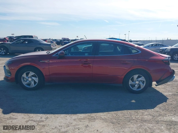 2025 Hyundai Sonata SE with VIN KMHL24JA8SA434505, listed as a IAAI auction lot 41337491 with 4,003 mi miles. Bid and sale history available at carsss.com. Image 14.