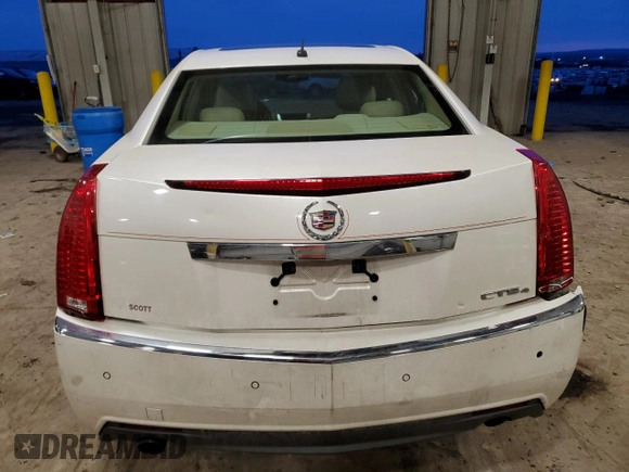 2008 Cadillac CTS RWD w/1SA with VIN 1G6DM577580106710, listed as a Copart auction lot 41014824 with 0 mi miles and Salvage Title. Bid and sale history available at carsss.com. Image 6.