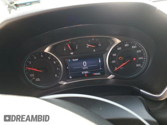 2019 Chevrolet Equinox LT with VIN 3GNAXKEV2KS503581, listed as a Copart auction lot 50721145 with 87,329 mi miles and Salvage Title. Bid and sale history available at DreamBid. Image 9.
