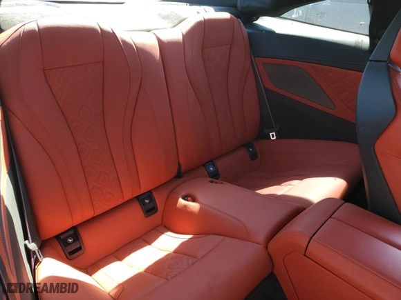 2023 BMW M8 Competition with VIN WBSAE0C02PCL58221, listed as a Copart auction lot 74237384 with 8,181 mi miles and Non Repairable. Bid and sale history available at carsss.com. Image 10.
