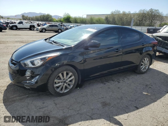 2014 Hyundai Elantra SE z VIN KMHDH4AE0EU066538, wystawiony jako Copart lot #54348995 z przebiegiem 117 038 mil mil oraz Szkoda całkowita • Salvage title. Historia ofert i sprzedaży dostępna na DreamBid. Obrazek 1.