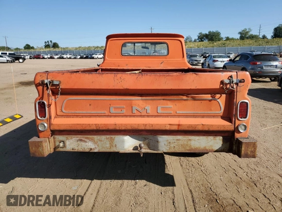 1966 GMC Sonoma with VIN PF23362B, listed as a Copart auction lot 71151814 with 92,712 mi miles and Clean Title. Bid and sale history available at DreamBid. Image 6.