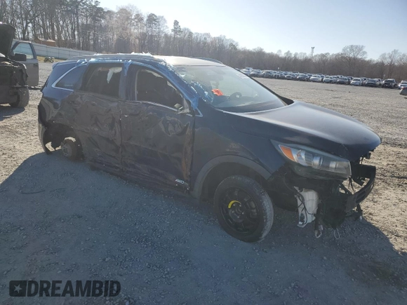 2018 Kia Sorento LX V6 with VIN 5XYPGDA59JG416751, listed as a Copart auction lot 48550805 with 0 mi miles and Salvage Title. Bid and sale history available at carsss.com. Image 4.