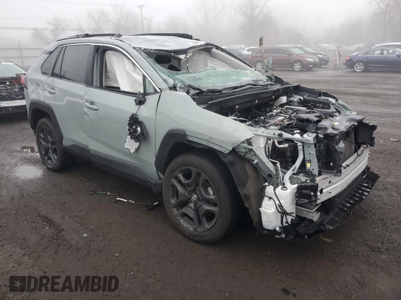 2023 Toyota RAV4 Adventure with VIN 2T3J1RFV8PW361880, listed as a Copart auction lot 42725665 with 0 mi miles and Salvage Title. Bid and sale history available at carsss.com. Image 4.