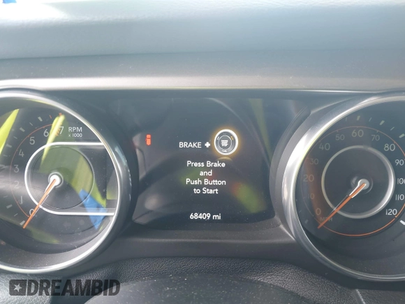 2018 Jeep Wrangler Unlimited Sahara with VIN 1C4HJXEG4JW115522, listed as a IAAI auction lot 42322791 with 68,409 mi miles and . Bid and sale history available at DreamBid. Image 7.