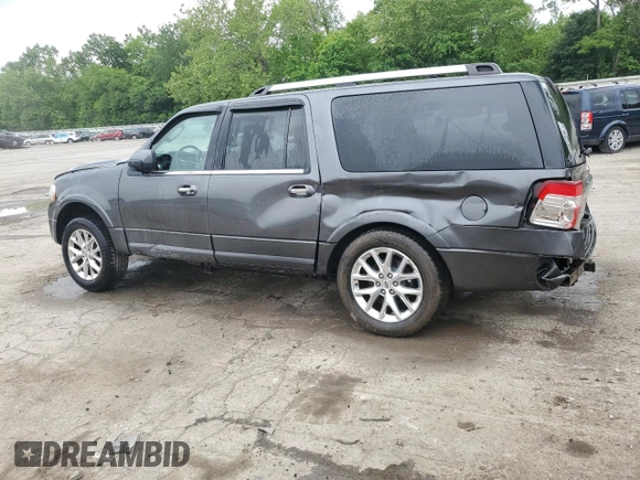 2017 Ford Expedition Max Limited с VIN 1FMJK2AT8HEA66082, выставлен на аукционе Copart как лот 59037665 с пробегом 75 417 миль миль и Списание • Salvage title. История ставок и продаж доступна на DreamBid. Изображение 2.