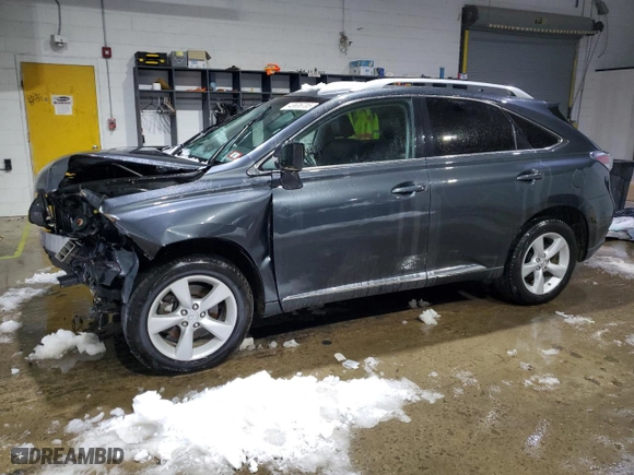 2010 Lexus RX 350 with VIN 2T2BK1BA8AC013466, listed as a Copart auction lot 43636705 with 0 mi miles and Salvage Title. Bid and sale history available at carsss.com. Image 1.