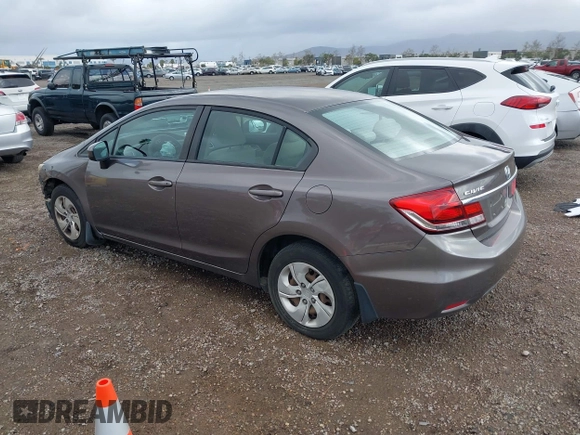 2014 Honda Civic LX z VIN 19XFB2F51EE256181, wystawiony jako IAAI lot #41707181 z przebiegiem 153 859 mil mil oraz . Historia ofert i sprzedaży dostępna na DreamBid. Obrazek 3.