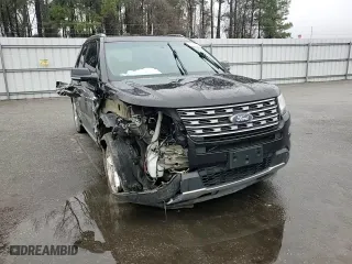 2016 Ford Explorer XLT with VIN 1FM5K8DH1GGD19161, listed as a Copart auction lot 45123615 with 107,006 mi miles and Salvage Title. Bid and sale history available at carsss.com. Image 11.