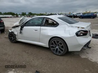2023 BMW 2 Series 230i xDrive z VIN 3MW33CM02P8D50632, wystawiony jako Copart lot #52751724 z przebiegiem Nie podano mil oraz Szkoda całkowita • Salvage title. Historia ofert i sprzedaży dostępna na DreamBid. Obrazek 2.