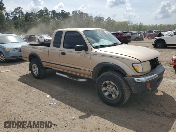 1999 Toyota Tacoma PreRunner with VIN 4TASN92N6XZ563899, listed as a Copart auction lot 50789965 with 184,890 mi miles and Salvage title. Bid and sale history available at DreamBid. Image 4.