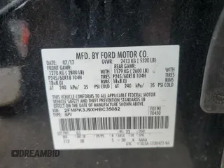 2017 Ford Edge SEL with VIN 2FMPK3J9XHBC35082, listed as a Copart auction lot 48545075 with 148,904 mi miles and Salvage Title. Bid and sale history available at carsss.com. Image 15.