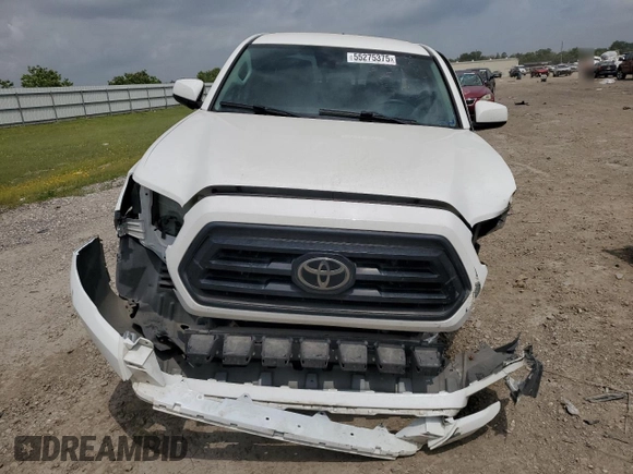 2021 Toyota Tacoma SR with VIN 3TYAX5GN5MT031086, listed as a Copart auction lot 55275375 with 55,279 mi miles and Salvage title. Bid and sale history available at DreamBid. Image 5.
