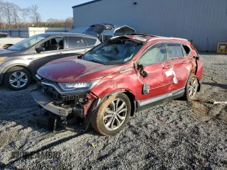 2021 Honda CR-V Touring with VIN 7FARW1H90ME003877, listed as a Copart auction lot 50124965 with 0 mi miles and Salvage Title. Bid and sale history available at carsss.com. Image 1.