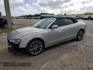 2013 Audi A5 Premium Plus with VIN WAULFAFHXDN005369, listed as a Copart auction lot 85290064 with 126,688 mi miles and Clean Title. Bid and sale history available at carsss.com. Image 1.