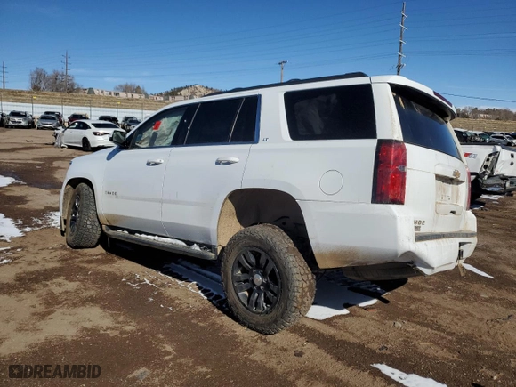 2019 Chevrolet Tahoe LT with VIN 1GNSKBKC3KR295753, listed as a Copart auction lot 45107755 with 0 mi miles and Salvage Title. Bid and sale history available at carsss.com. Image 2.