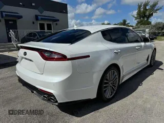2018 Kia Stinger with VIN KNAE15LAXJ6032888, listed as a Copart auction lot 80171614 with 155,318 mi miles and Non Repairable. Bid and sale history available at DreamBid. Image 3.