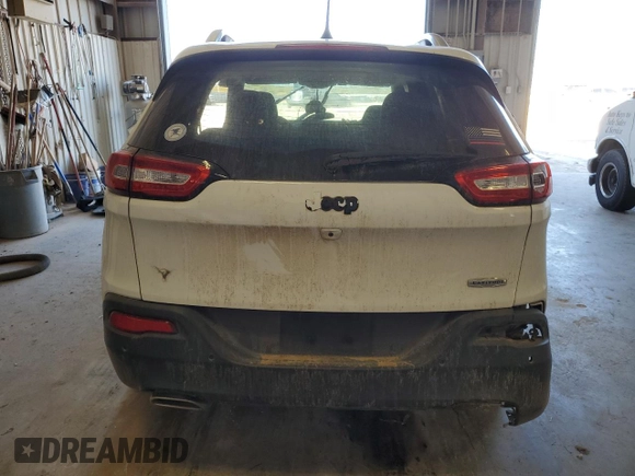 2018 Jeep Cherokee Latitude Plus with VIN 1C4PJLLX3JD511749, listed as a Copart auction lot 85061734 with 86,669 mi miles and Salvage Title. Bid and sale history available at carsss.com. Image 6.